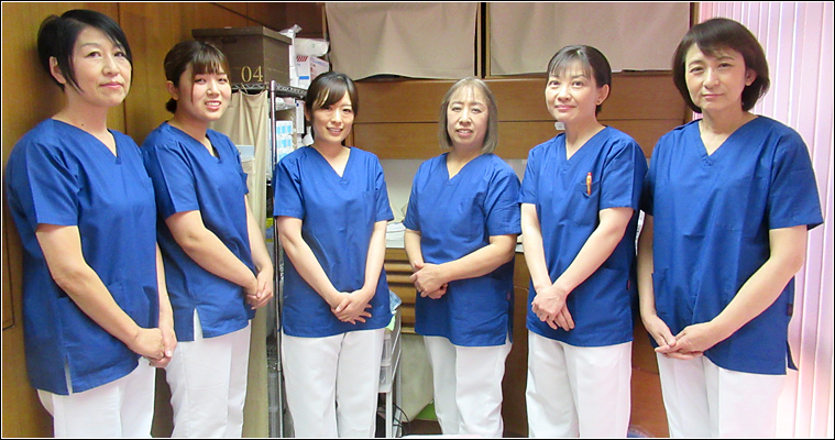 （2）歯科医2、衛生士6、助手1の専門性